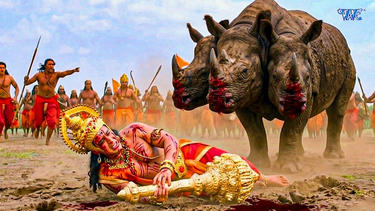 3 मुंह वाले राक्षसी गेंडे ने हनुमान को किया लहूलुहान | महाबली हनुमान |Sankat Mochan Mahabali Hanuman