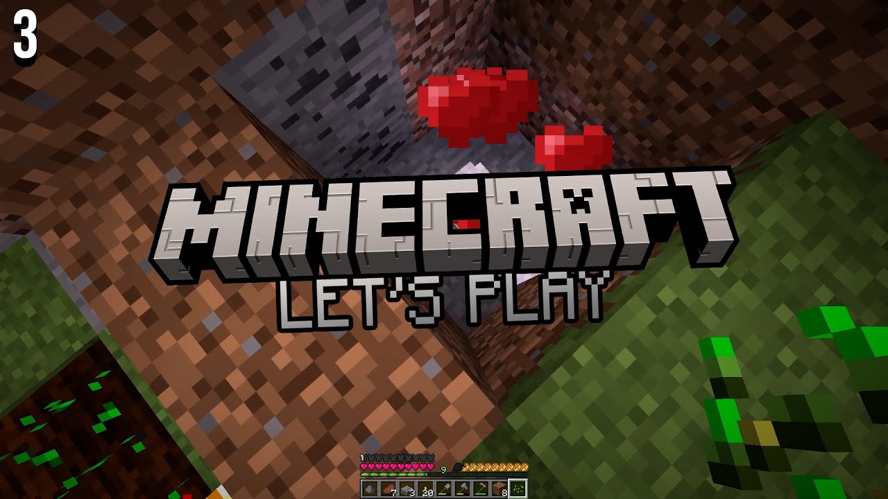 Minecraft: Survival Let's Play Ep. 03 - chickens, caves and cool stuff.