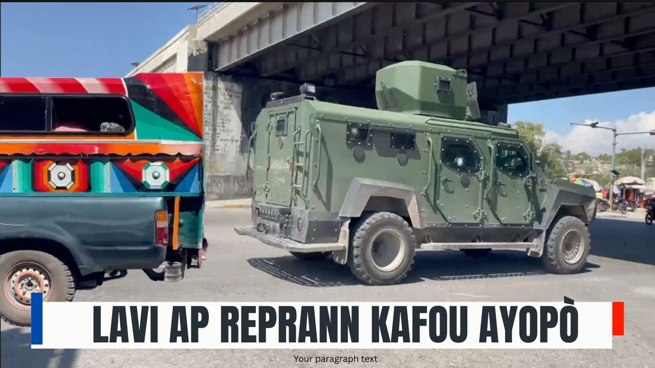 Bòn nouvèl ! Plizyè Cha blende debake Kafou Ayopò, lavi reprann ak machann ki retounen vin vann