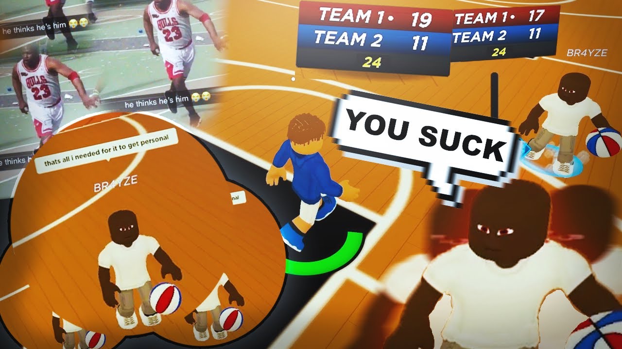 1v1ing a FAKE Michael Jordan for TALKING TRASH in RB WORLD 4