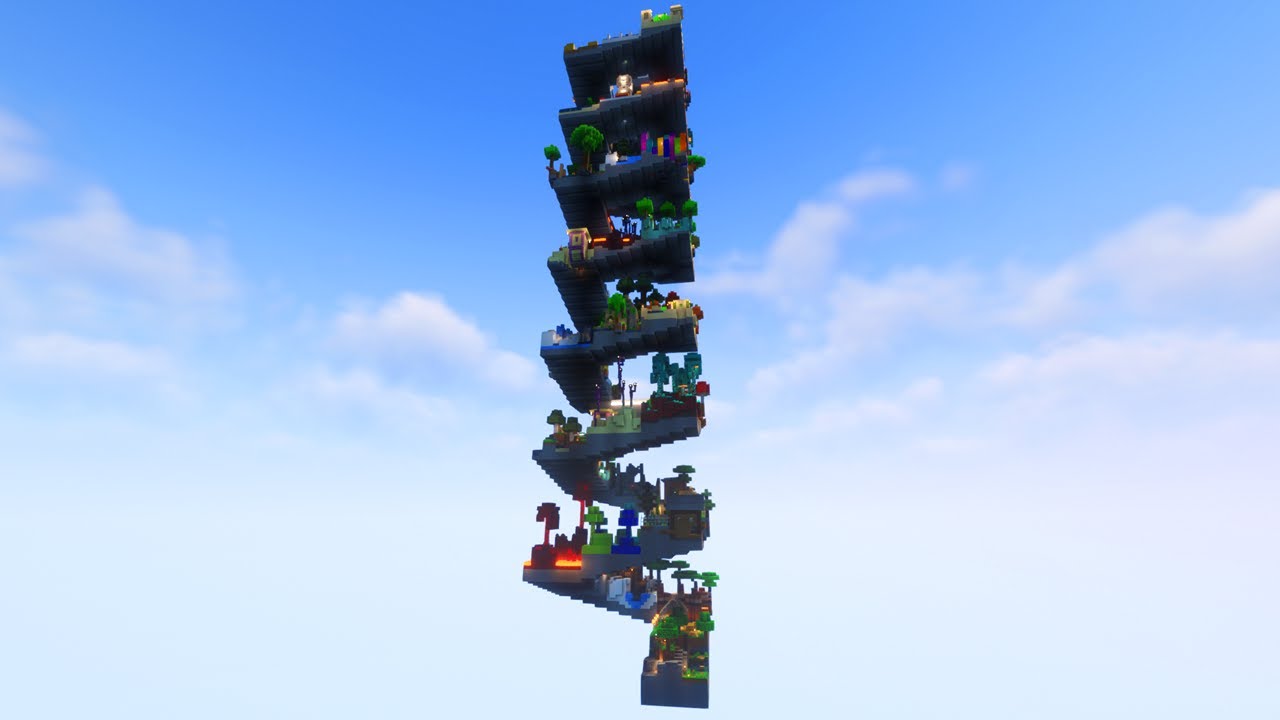 Minecraft Parkour Helix