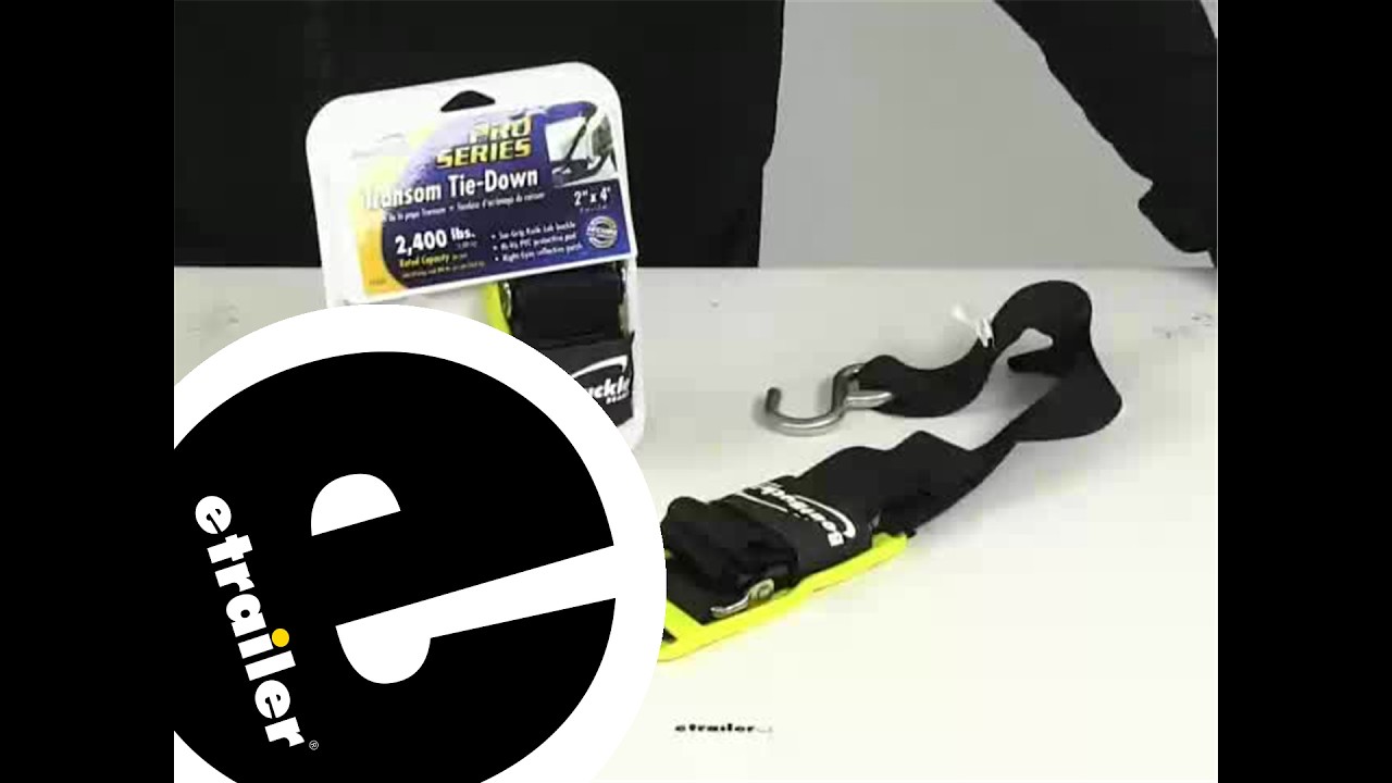 etrailer | What to Know About the BoatBuckle Pro Series Kwik-Lok Transom Tie-Down Straps