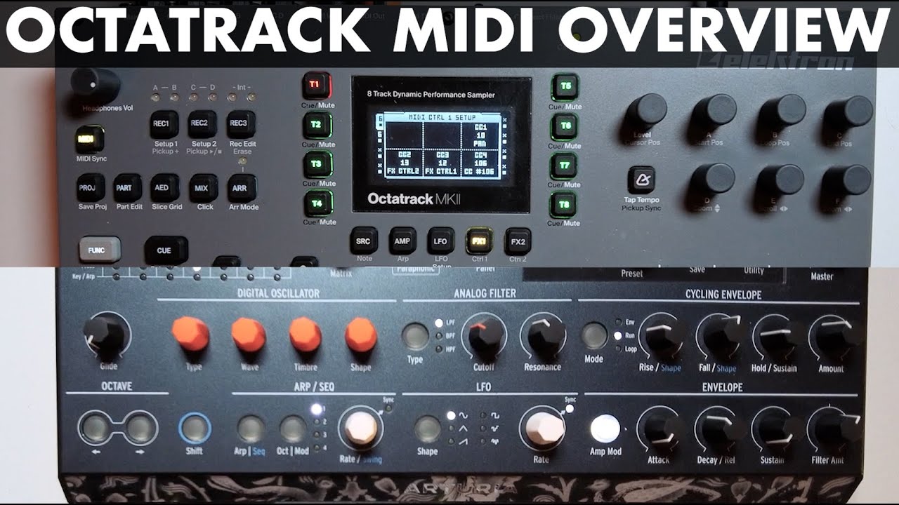 Elektron Octatrack - MIDI Overview