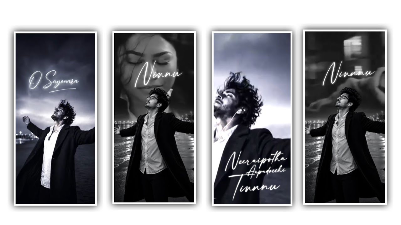 New Trending O Sayonara Lyrical Editing in Alight motion instagram trending video editing  