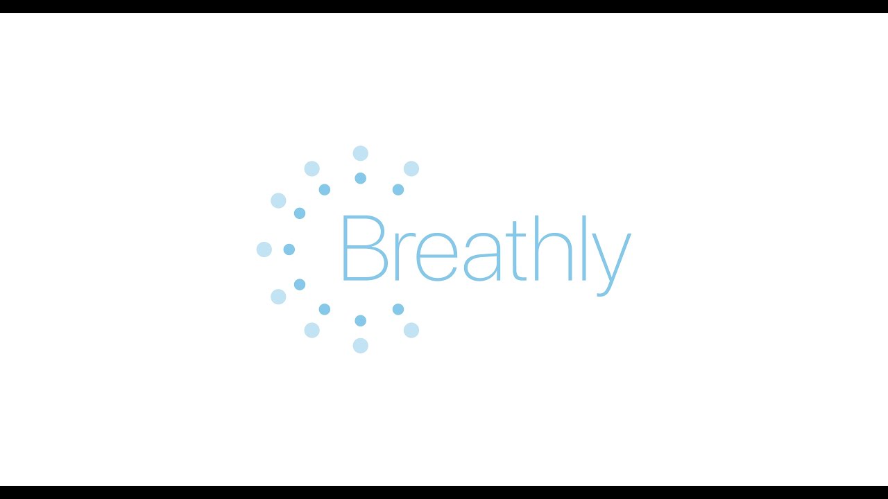 Breathly - A free breathing training mobile app