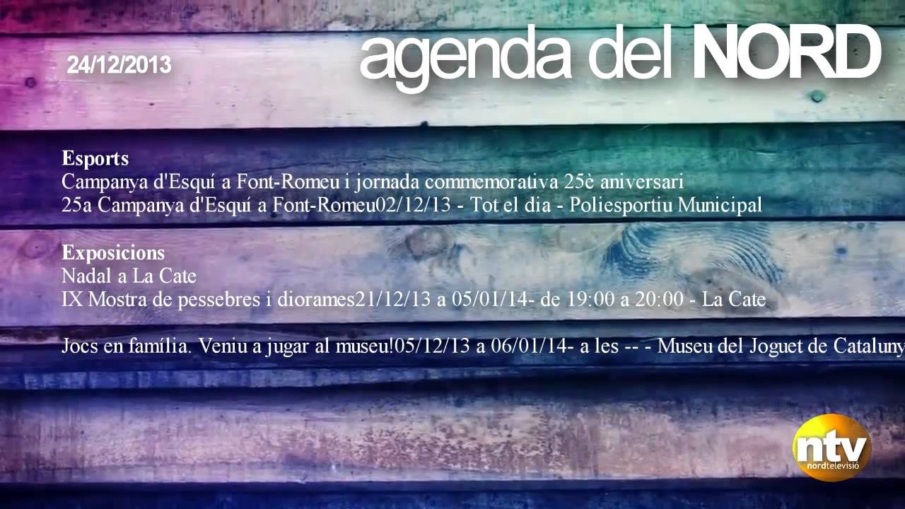 Agenda del Nord Nadal 2013 Figueres