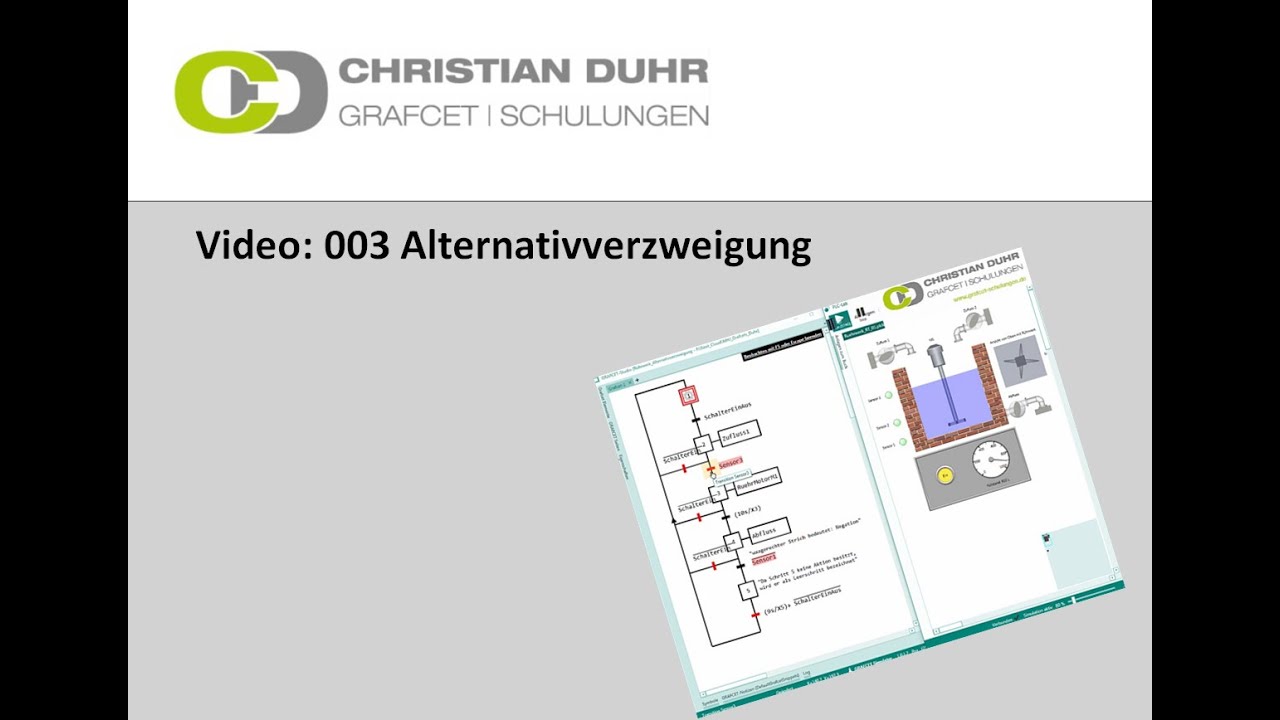 GRAFCET - 003 Die Alternativverzweigung