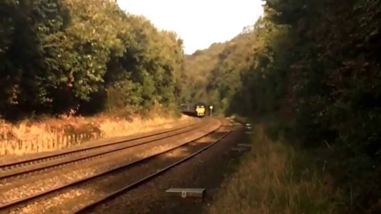 Trains on the Caldervale Line near Brighouse and Elland. Sunday 12th October 2014.