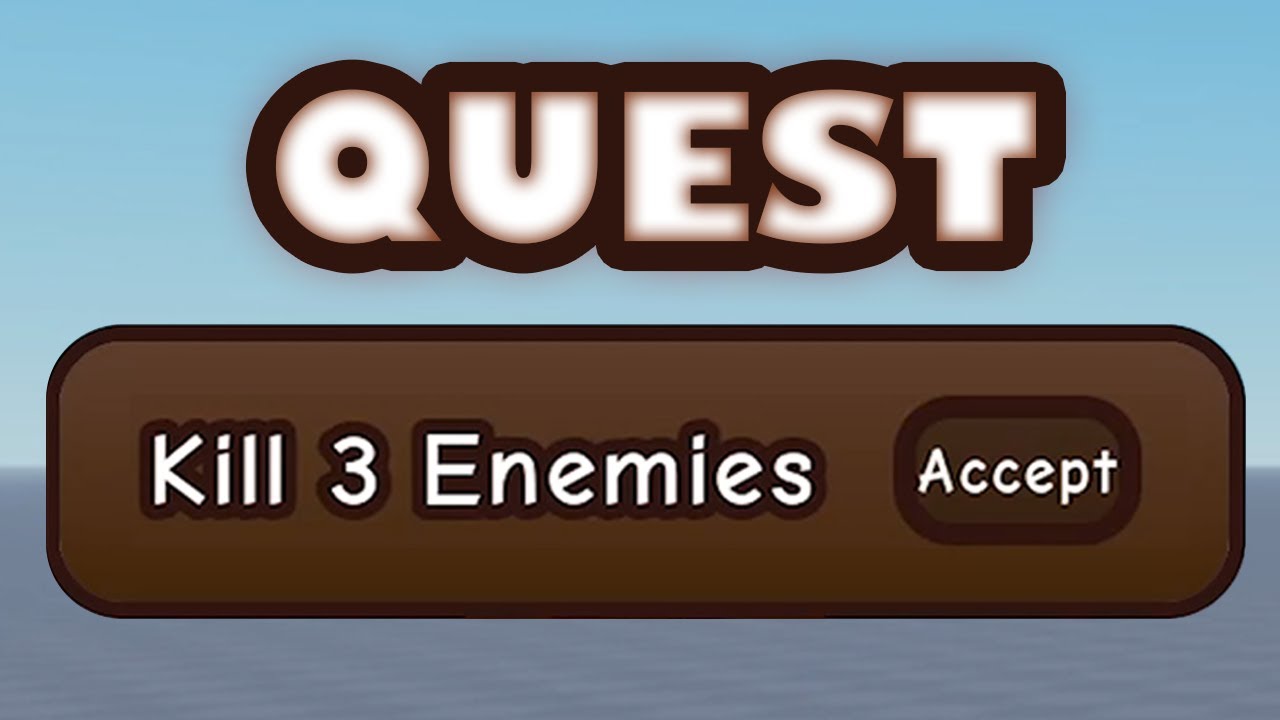 Roblox studio tutorial : How to make a quest system