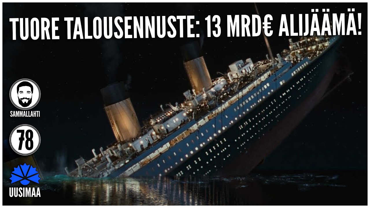 Valtiovarainministeri&ouml;n talousennuste: 13 miljardin euron alij&auml;&auml;m&auml; - Hj&auml;lp!