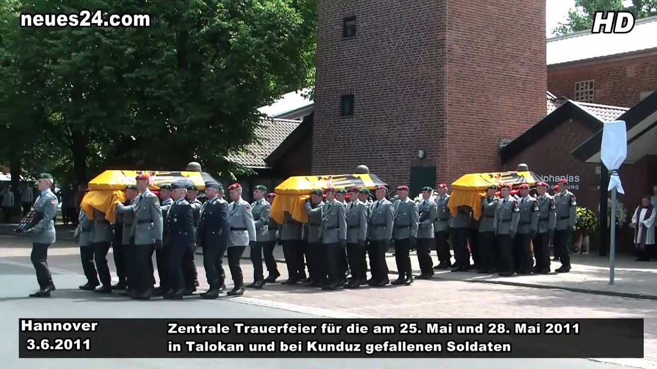 Trauerfeier Bundeswehr Hannover   3.6.2011 - Film 2