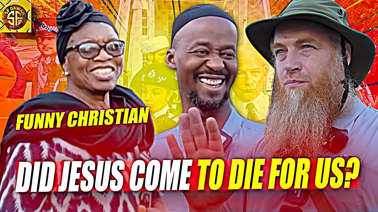 Did Jesus come to DIE for Us? Funny Lady, Yusuf, Denis | Speaker's corner Stratford 