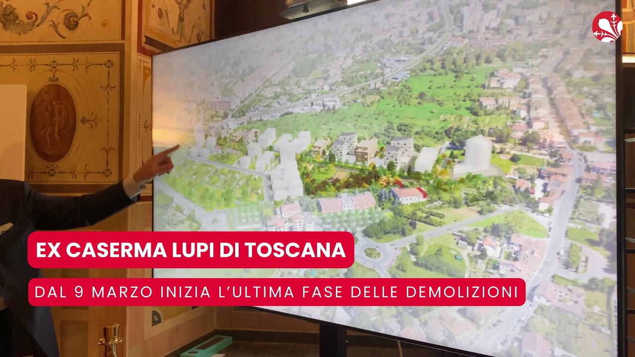 Area Ex Caserma Lupi di Toscana Firenze, dal 9 marzo ultima fase delle demolizioni