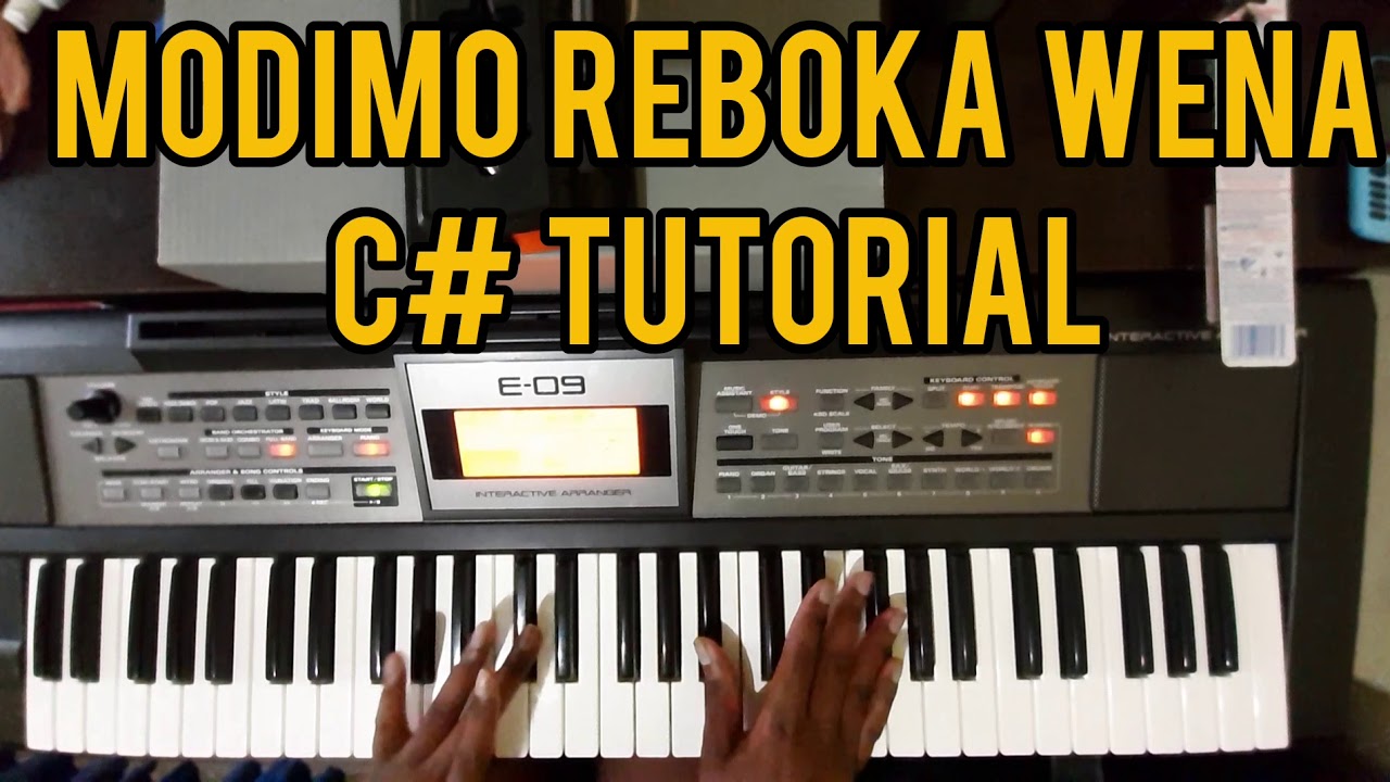 Modimo Reboka wena C# song tutorial.