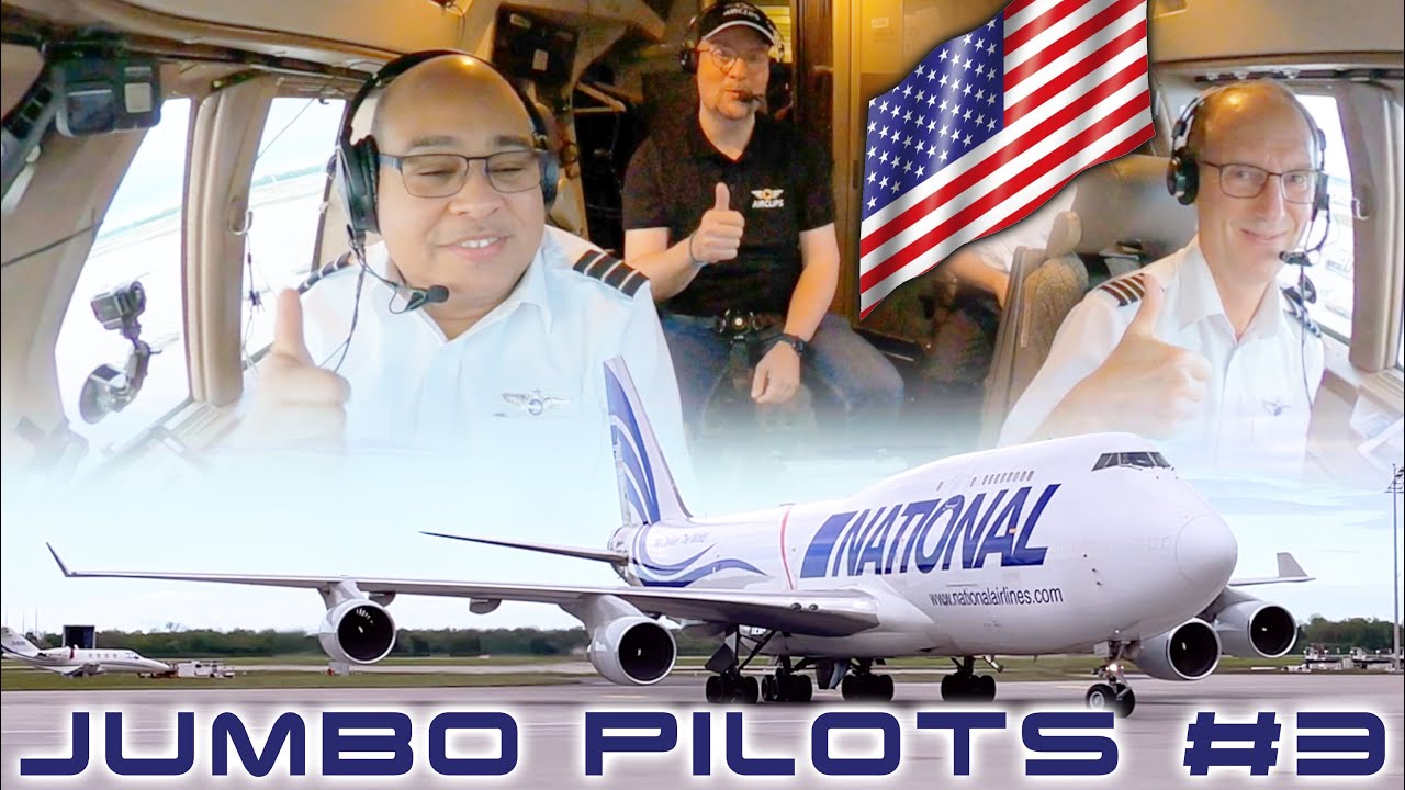 Captain TJ 🇺🇸 B747-400F National USA FINAL Ultimate Cockpit Movie! [Exclusive.AIRCLIPS.com]
