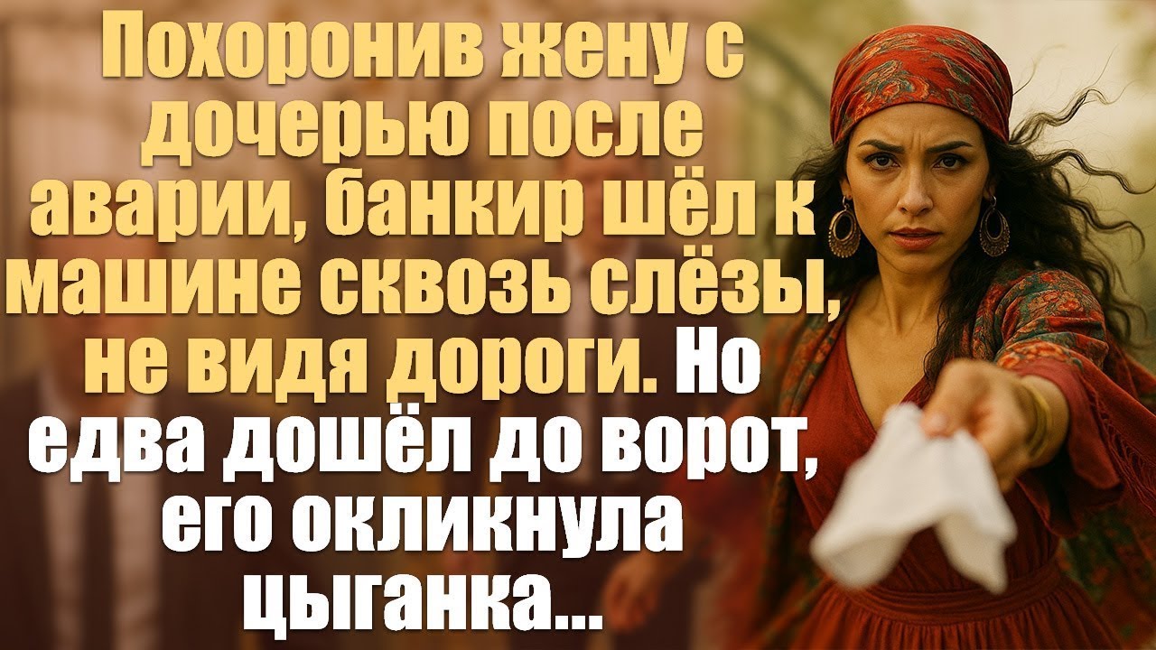 Похоронив жену с дочерью после аварии. Банкир шёл к машине сквозь слёзы не видя дороги. Но едва....