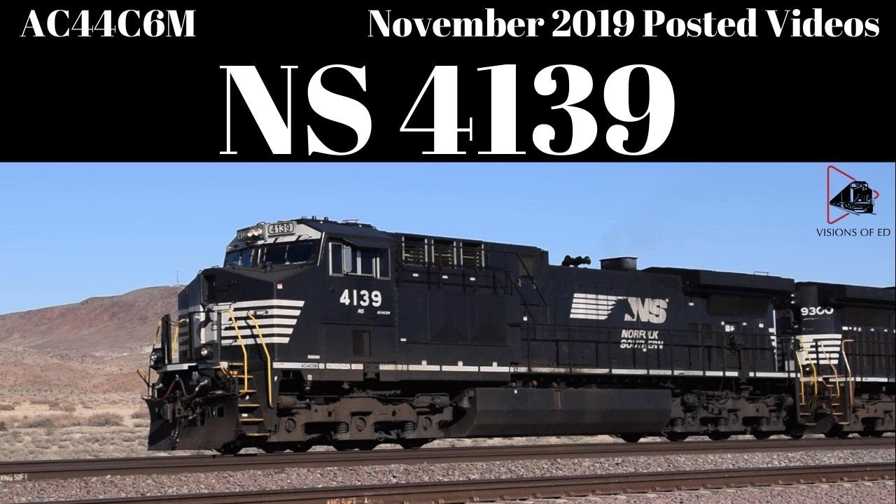 Norfolk Southern Intermodal Train Westbound Needles Sub AC44C6M Locomotive NS 4139