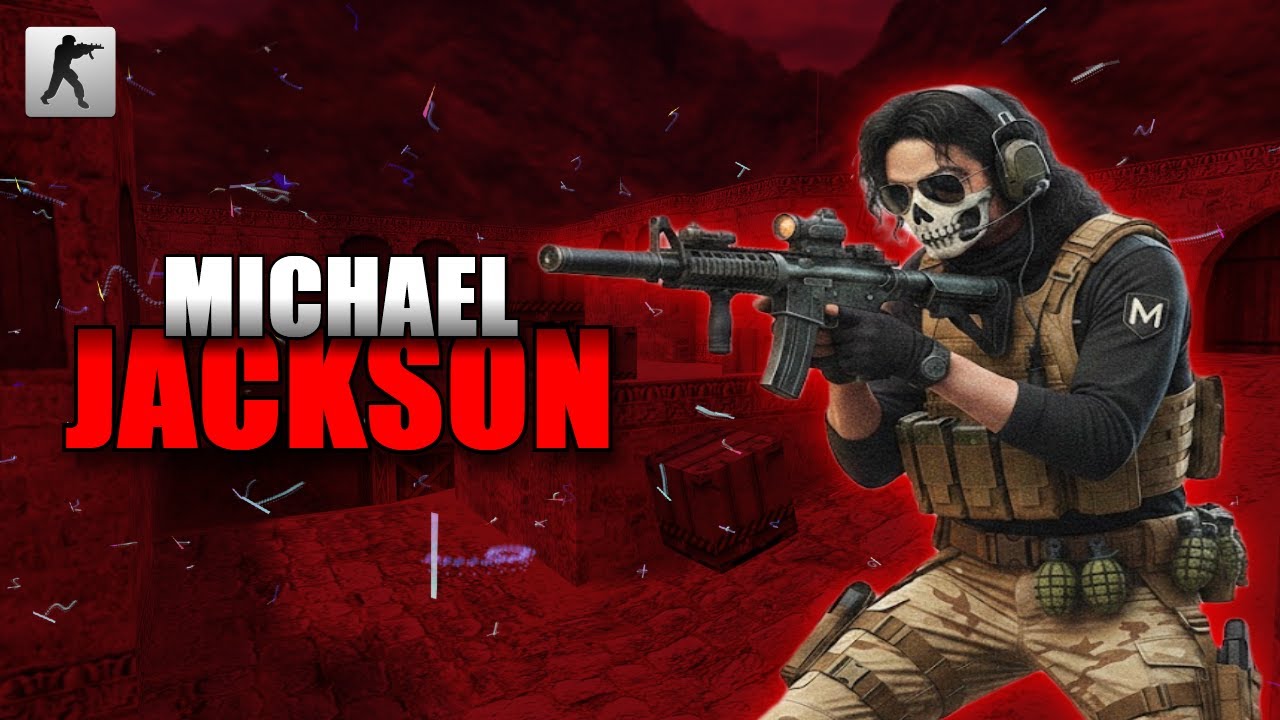 MICHAEL JACKSON JUGANDO CS 1.6 | EMEZINHO