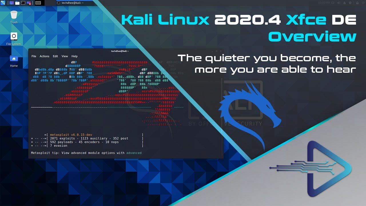 Kali Linux 2020.4 Overview | XFCE | Kali Linux 2020