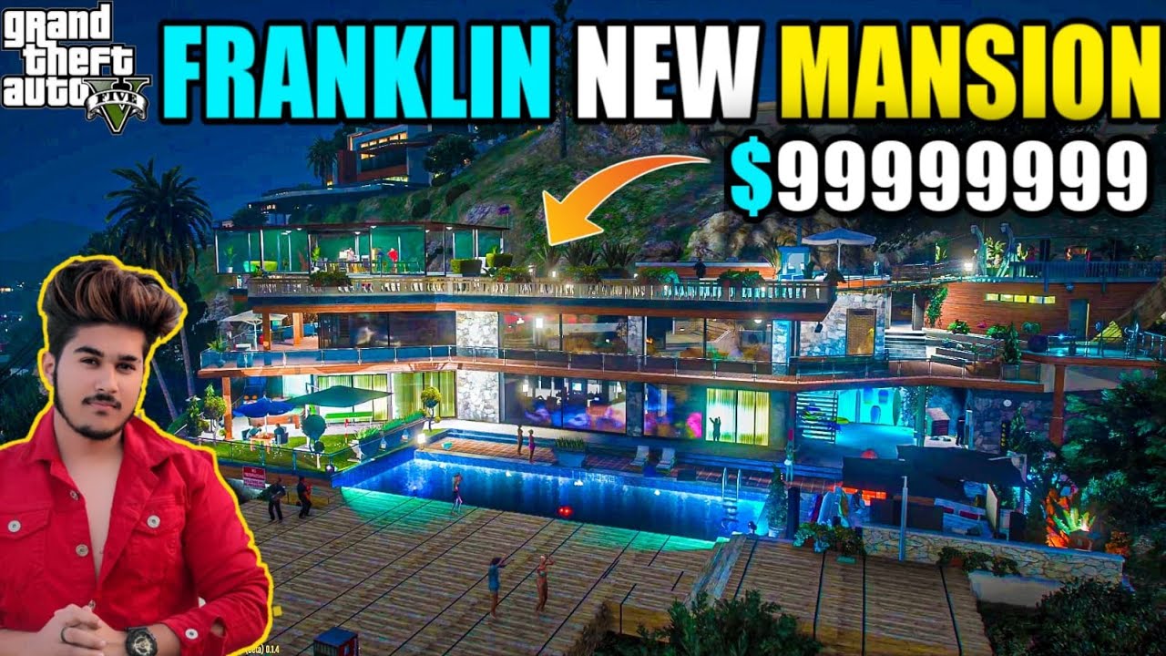 GTA 5 : FRANKLIN MAKING NEW MILLION DOLLARS MANSION FOR NATASHA JI