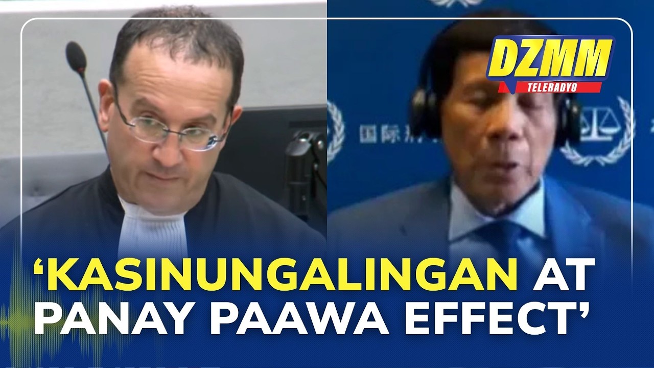 Duterte camp's arguments at ICC hearing criticized | DZMM Teleradyo (26 February 2026)