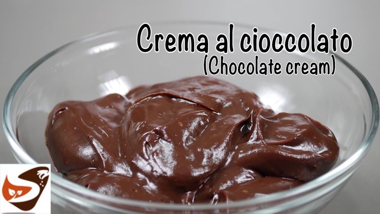 Crema al cioccolato senza farina, per bignè e torte - Chocolate cream