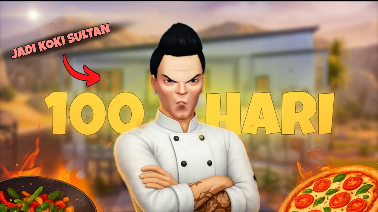 100 Hari hanya Kerja jadi Koki di The Sims 4