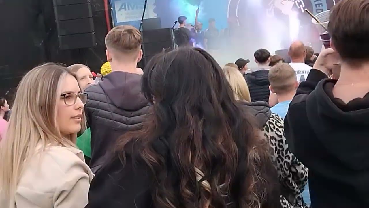 Stadium Weekender Scunthorpe united Player on the Stage