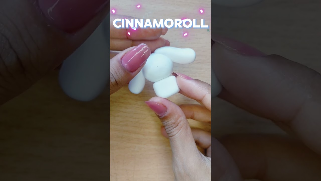 Clay Sanrio Character Cinnamoroll  #diy #clay #claycraft #craft  #crafts #sanrio #cinnamoroll