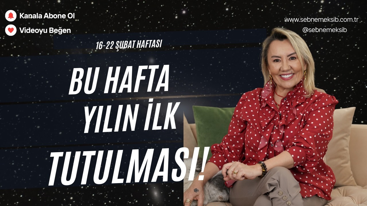 BU HAFTA YILIN İLK TUTULMASI!!