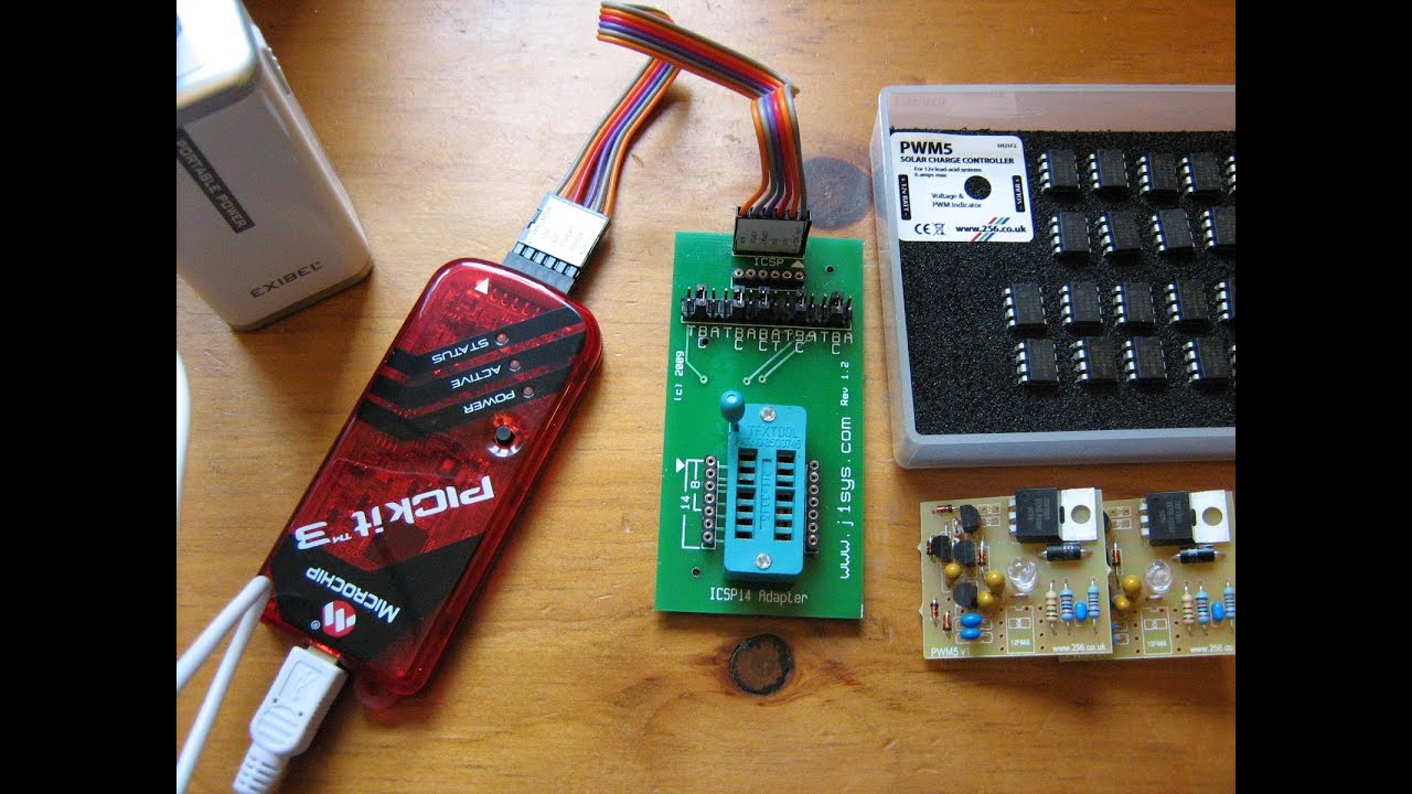 Program 12F683 with Microchip PICkit3 in Programmer-to-Go mode