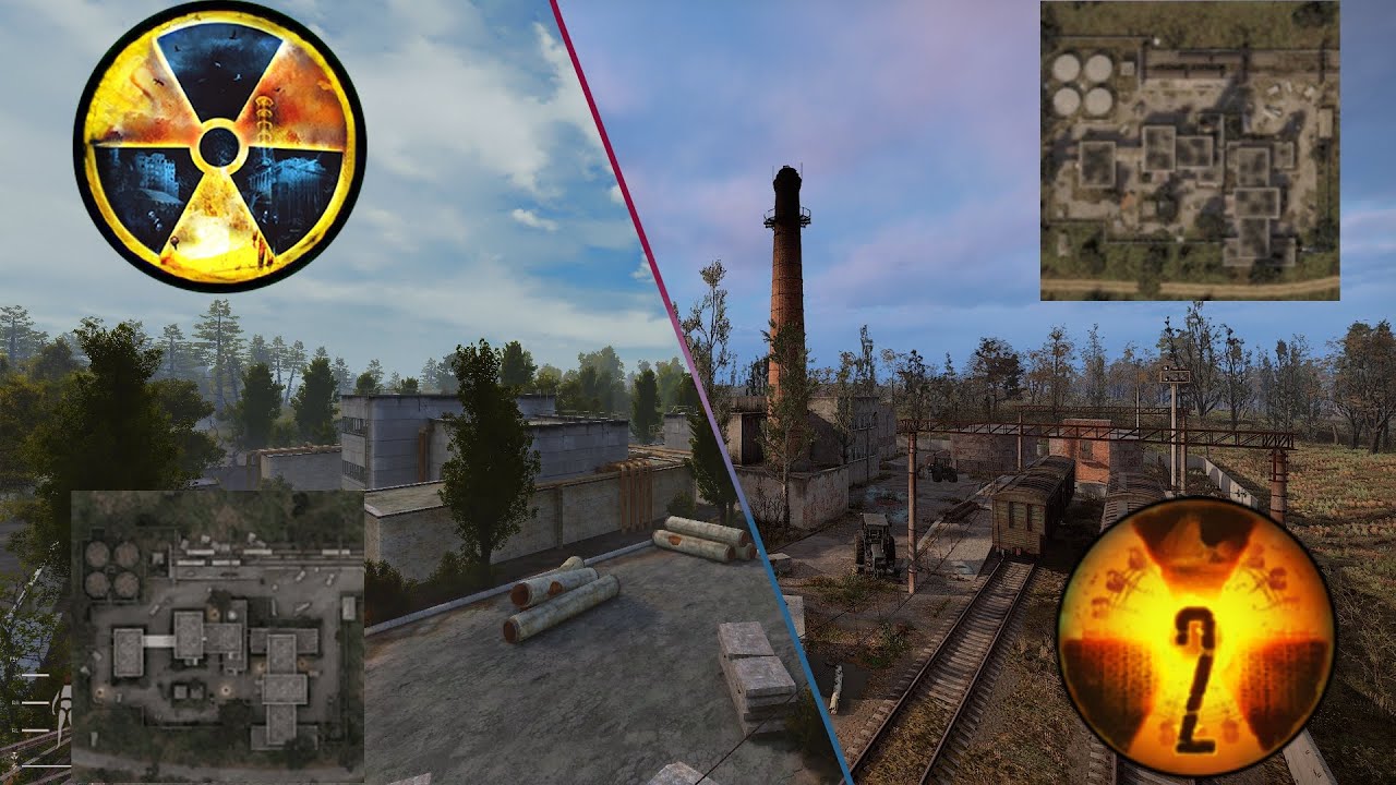 Как в S.T.A.L.K.E.R. 2 изменили старые локации? | Сравнение карт трилогии и Cердца Чернобыля