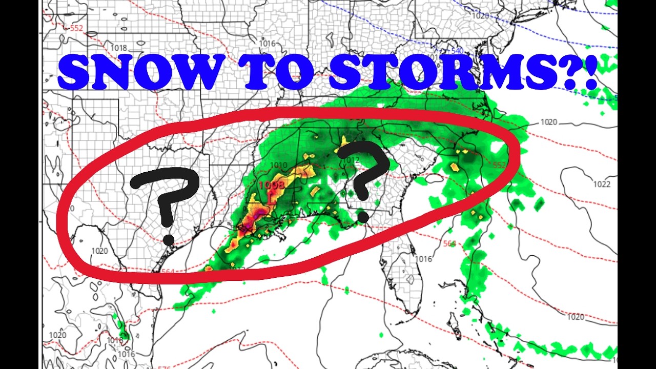 This Storm is WEIRD....Severe Weather?!