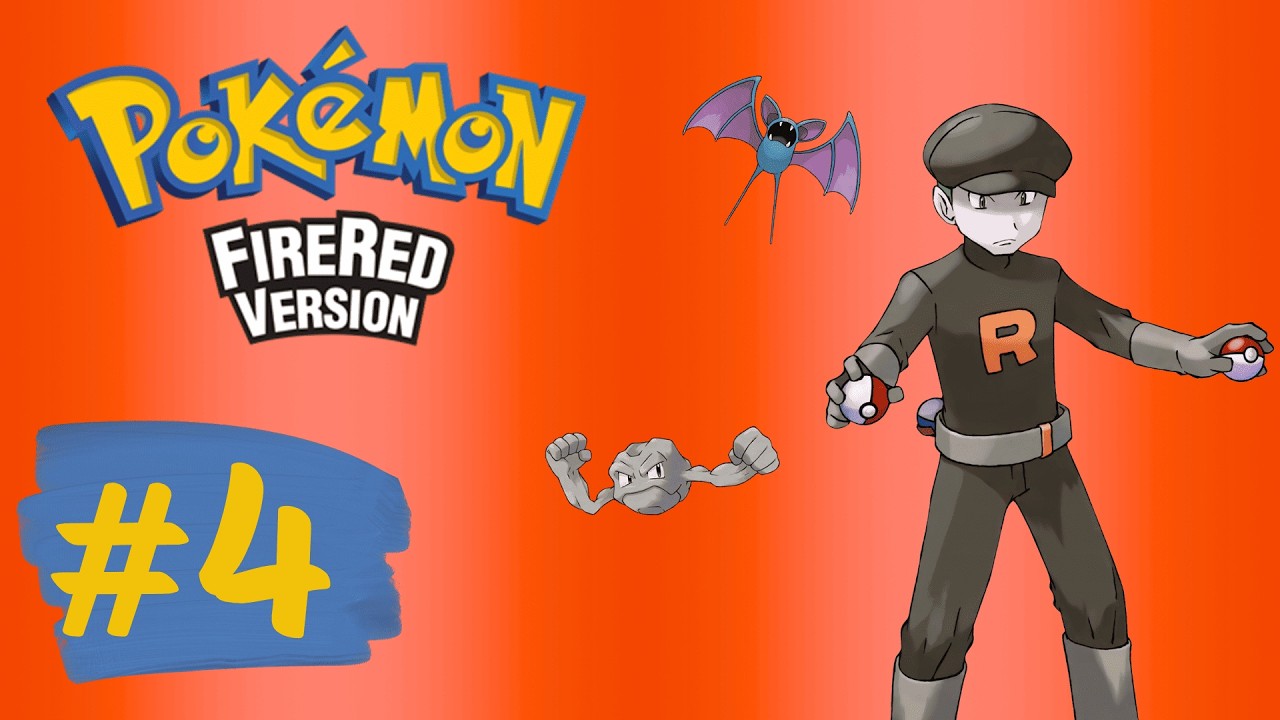 Mt. Moon'da Roket Takımı ile Karşılaşıyoruz! - Pokemon FireRed Türkçe Nuzlocke - #4