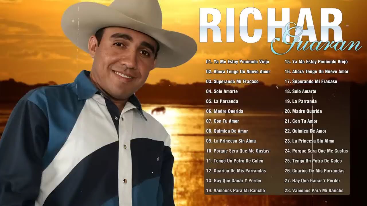 @richarguaran  🔥Grandes Éxitos🔥 30 Súper Éxitos De Richar Guarán