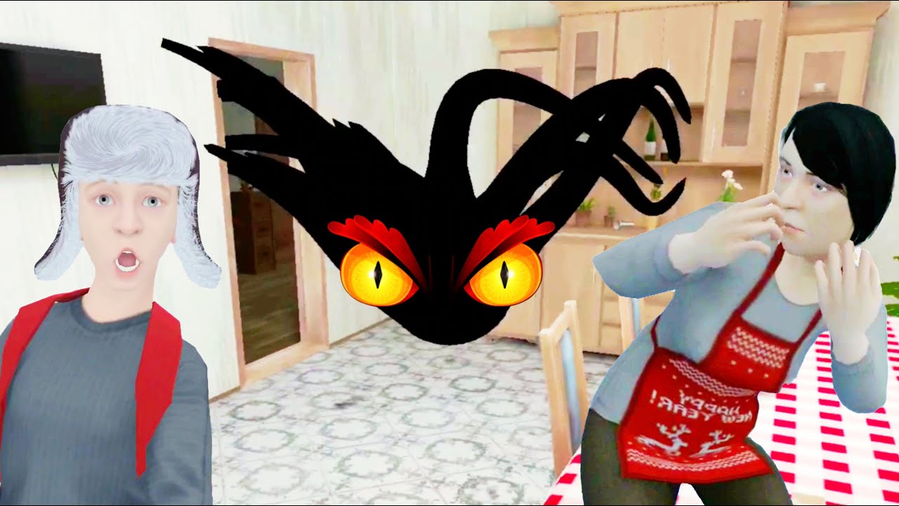 When The Dark Monster Invades The House In Schoolboy Runaway Stealth