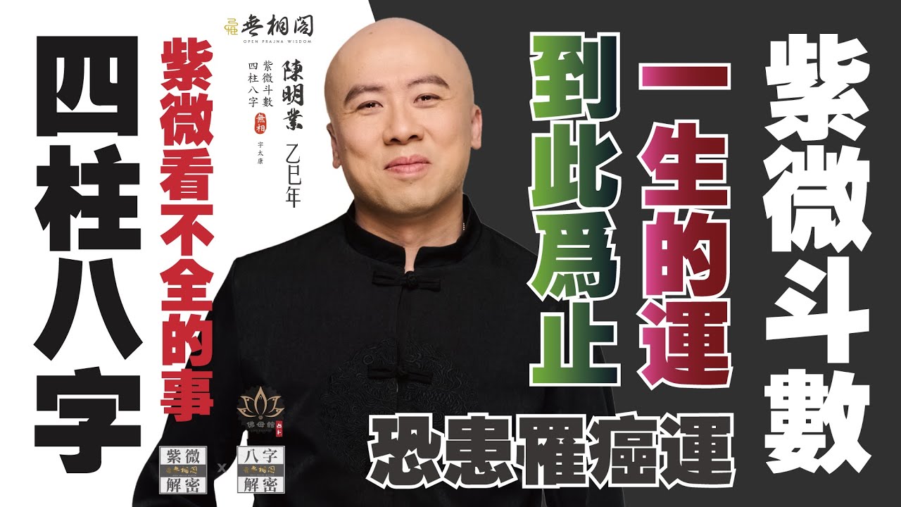 紫微vs八字 | 這事紫微看不全 | 你一生的行運到此為止，標準的官一代富二代慘三代《紫微解密》(字幕版)