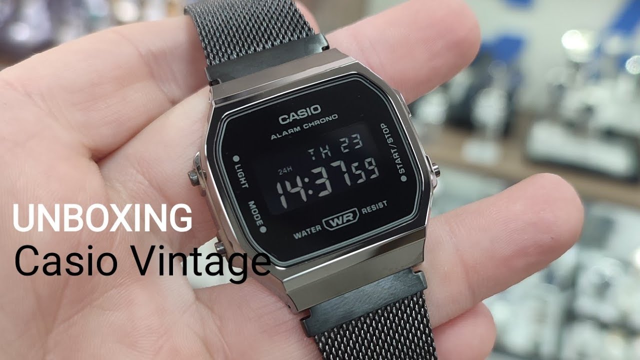 Распаковка Casio Vintage A168WEMB-1BEF