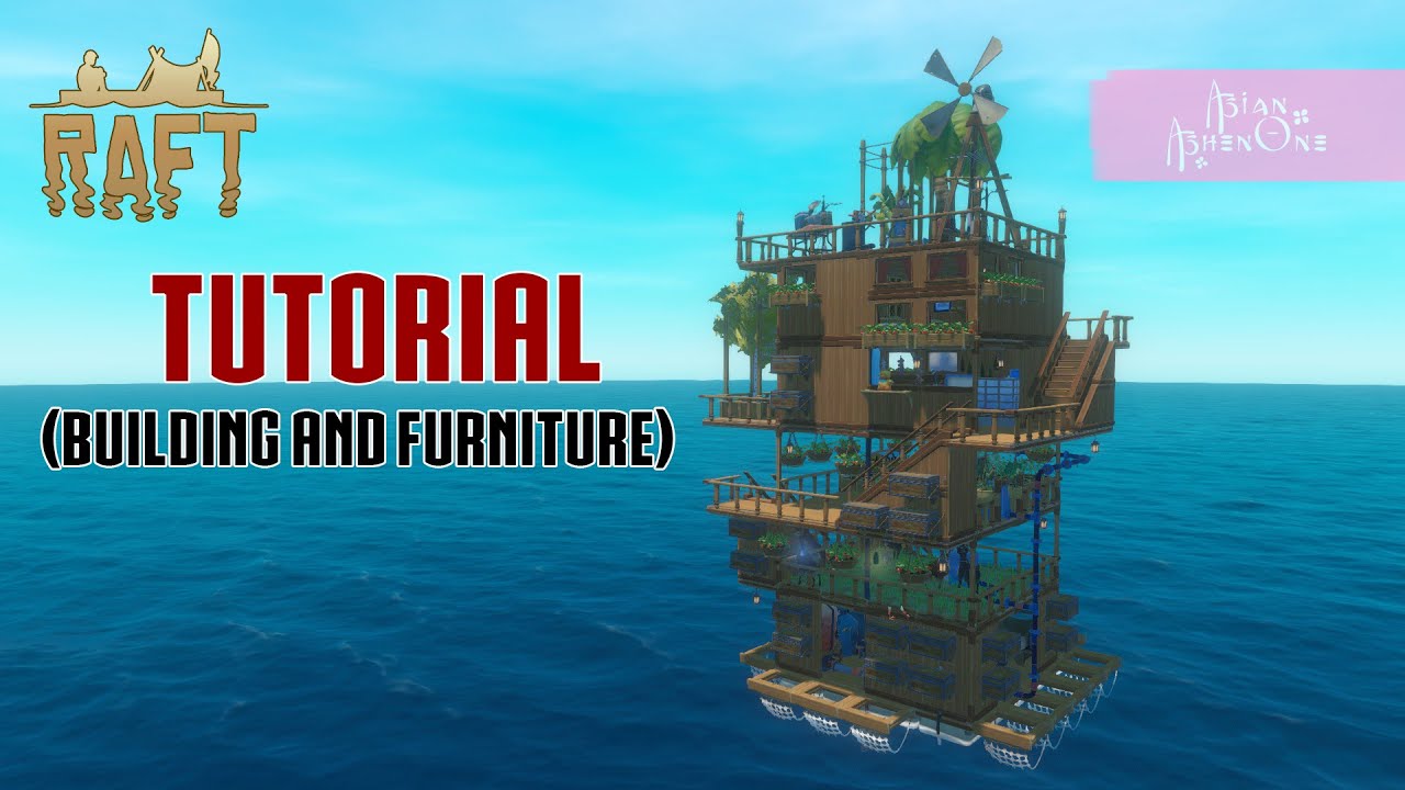 Minimalist Raft - Building and Furniture Tutorial | Raft