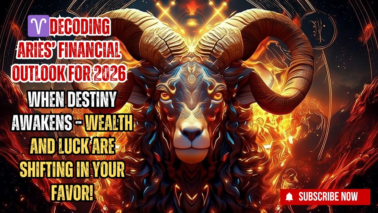 ♈Decoding Aries&rsquo; Financial Outlook for 2026:  Wealth and Luck Are Shifting in Your Favor! Wacht Now!