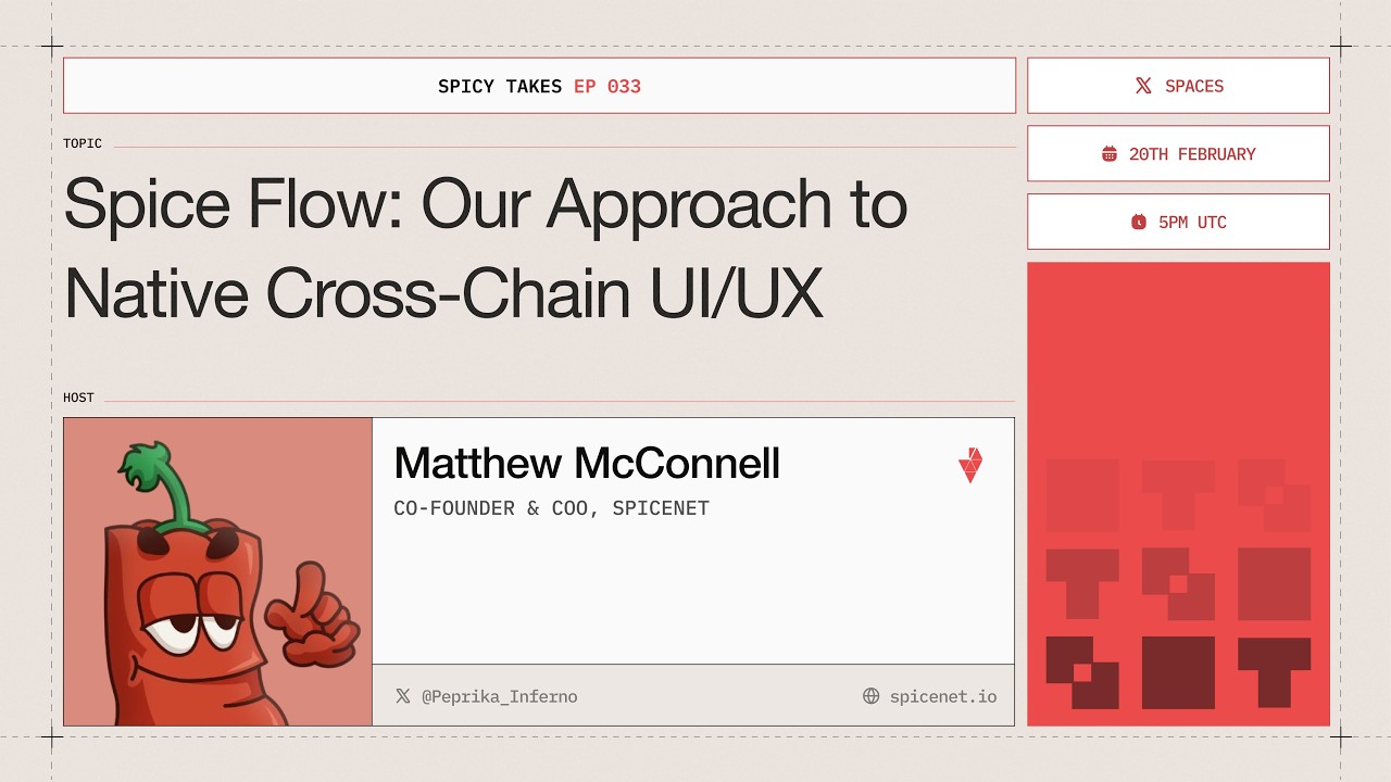 Spice Flow: Our Approach to Native Cross Chain UI UX