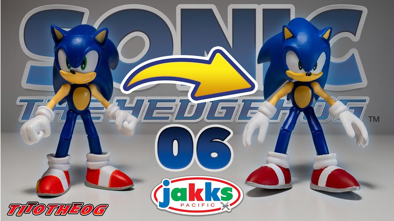 Turning Jakks Sonic into a Sonic 06 Figure! #jakkspacific #sonicthehedgehog