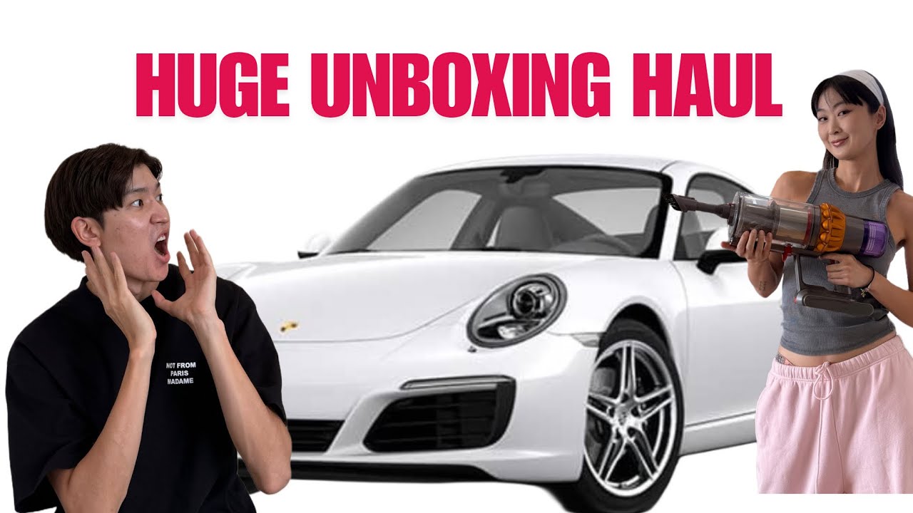 Дами хүсэн хүлээсэн Porsche-ээ авлаа🥳. (Huge unboxing haul)❤️