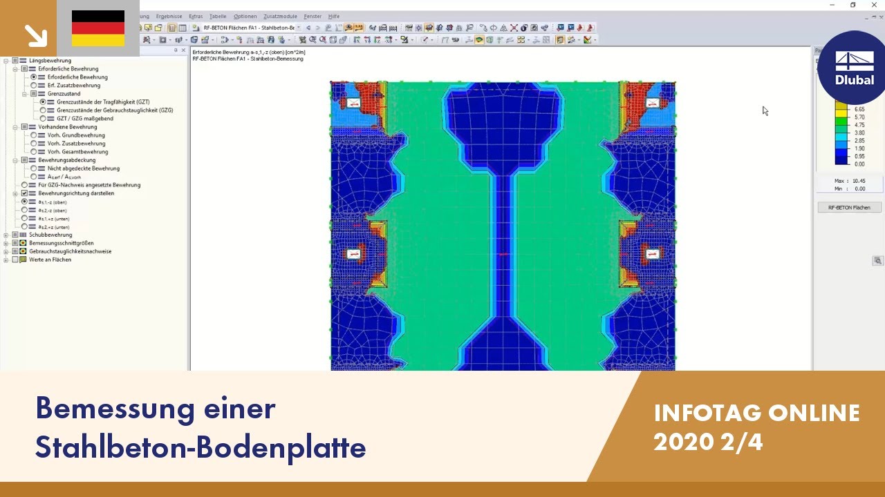 Bemessung einer Stahlbeton-Bodenplatte | RFEM | Infotag Online | 16.09.2020 | 2/4
