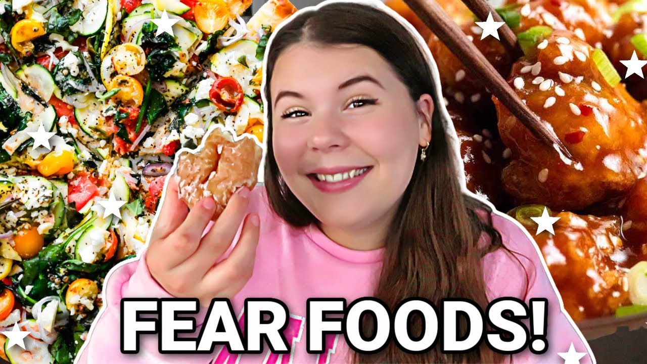 FEAR FOOD CHALLENGE | eating my old fear foods for 24 HOURS!