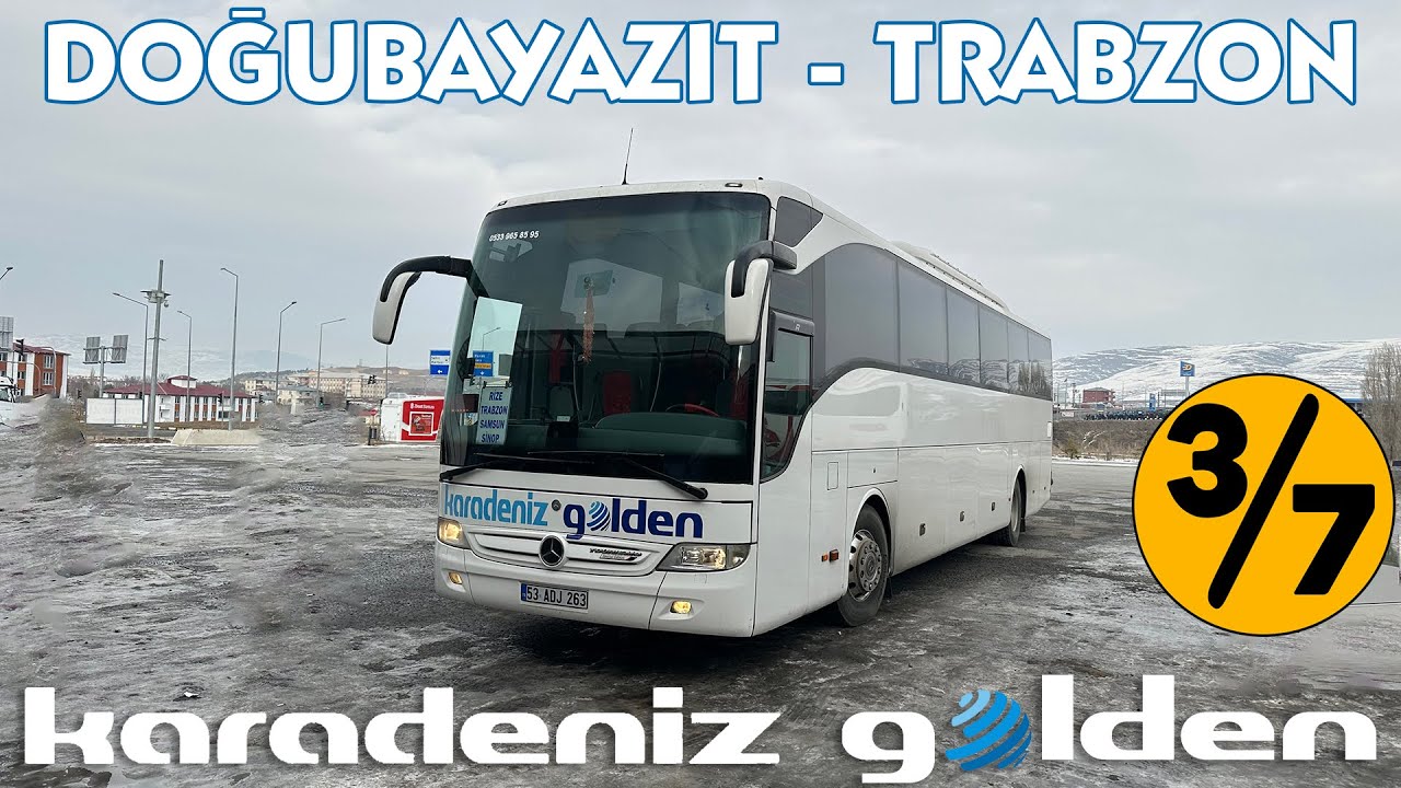 #435 KARADENİZ GOLDEN TURİZM / DOĞUBAYAZIT - TRABZON OTOBÜS YOLCULUĞU 3.BÖLÜM