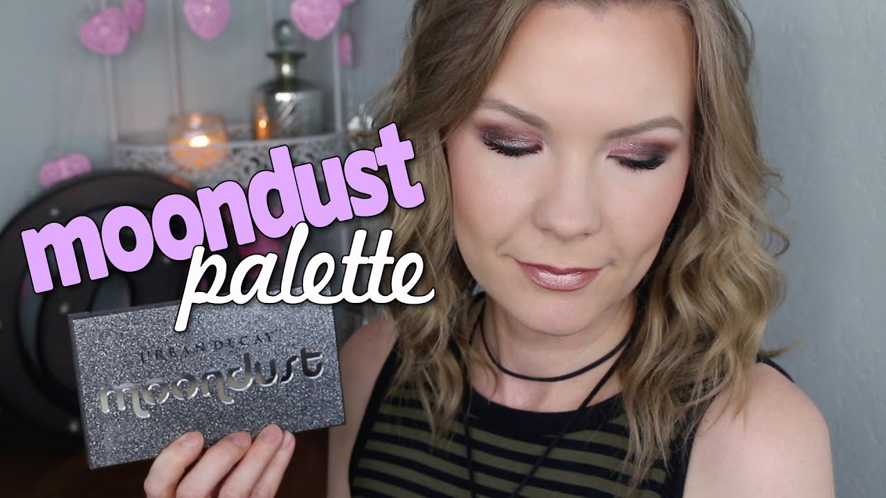 Urban Decay Moondust Palette! Review & Mini Tutorial! | LipglossLeslie