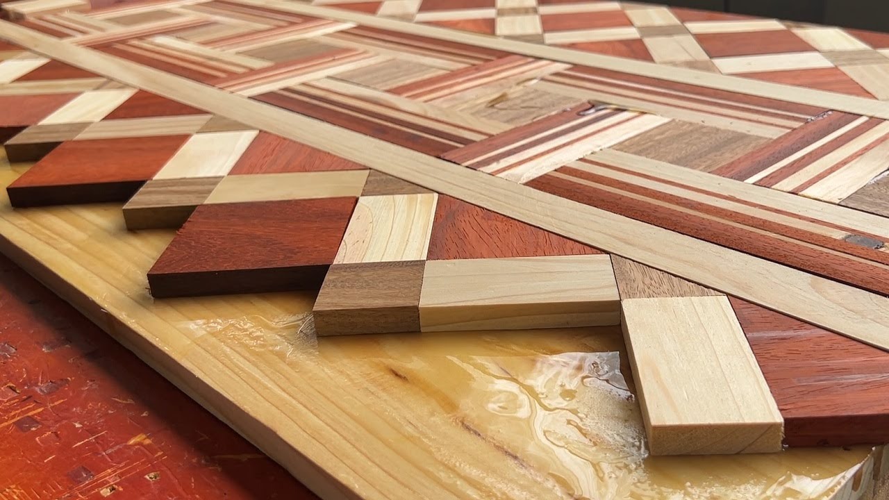Wood Recycling Project With Great Work Skills // And Complete A Unique Product