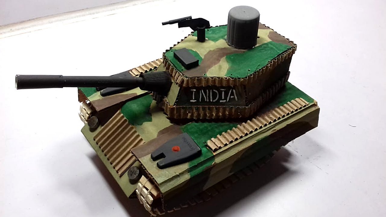 How to make Indian Army Tank from cardboard | 3D Model | Indian Army Tank | Indian fighter tank