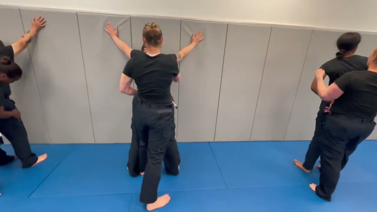 VBSO recruits practice handcuffing during Defensive Tactics training